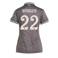 Maglie da calcio Real Madrid Antonio Rudiger #22 Terza Maglia Femminile 2024-25 Manica Corta